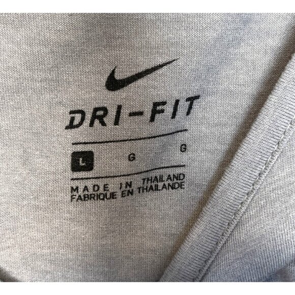 Nike Womens Dri-FIT Loose Fit Gray T-Shirt L - Picture 2 of 5
